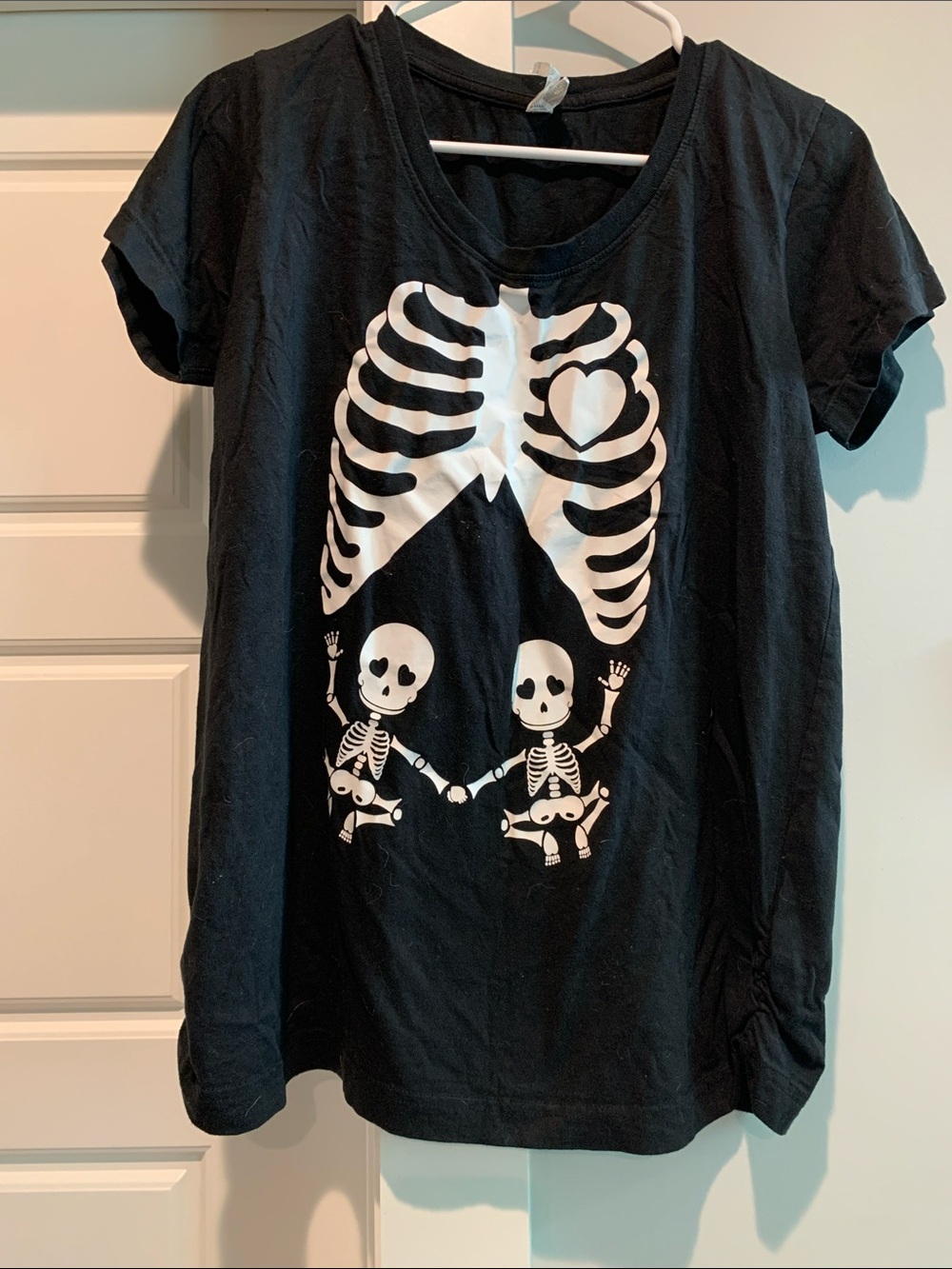 Halloween Maternity Twins T-shirt